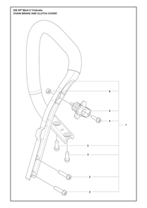 Handle Diagram and Parts List for 550XPMARKIITRIOBRAKE  Husqvarna Chainsaw