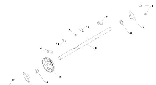 Drive 3 Diagram and Parts List for 1830SB (96193005000)(2009-08) Husqvarna Snow Blower