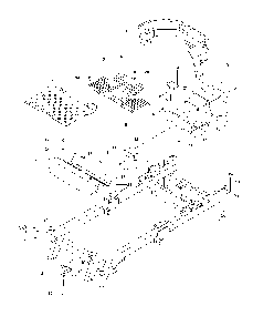 Frame Diagram and Parts List for P-ZT4822CA (966663801)(2011-11) Husqvarna Lawn Tractor