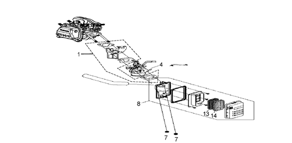 Part Location Diagram of 596701601 Husqvarna Inlet