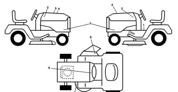 Part Location Diagram of 532408815 Husqvarna Decal-Replacement