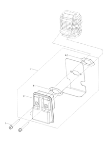 Part Location Diagram of 589540601 Husqvarna Muffler