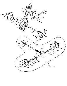 Auger Housing And Impeller Diagram and Parts List for 1830SB96193006501 2010-08 Husqvarna Snow Blower