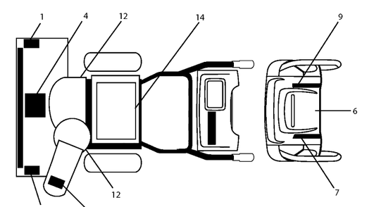 Decals Diagram and Parts List for 5524ST 2010-04 Husqvarna Snow Blower