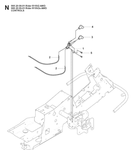 Part Location Diagram of 544301702 Husqvarna 