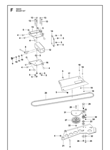 Part Location Diagram of 599348779 Husqvarna HANDLE ADJUSTABLE HANDLE 1/2-I