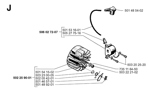 Part Location Diagram of 506027207 Husqvarna DISCONTINUED