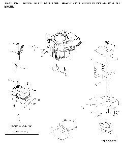 Engine Diagram and Parts List for CTH220TWIN (96061019001)(2007-05) Husqvarna Lawn Tractor