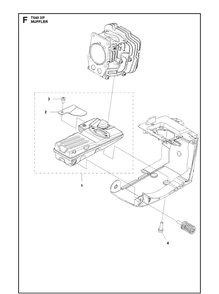 Part Location Diagram of 505408501 Husqvarna Spark Arrester Screen