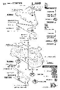 44/112cm Cutting Deck Diagram and Parts List for RIDERPRO18AWD (953536601)(2005-03) Husqvarna Lawn Tractor