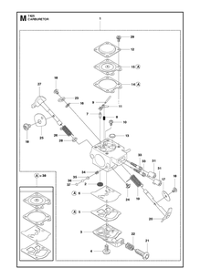 Part Location Diagram of 505057501 Husqvarna Spring