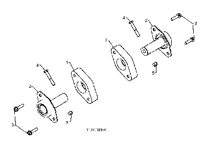 Auger Housing And Impeller Diagram and Parts List for 12527SB96193005600 2010-07 Husqvarna Snow Blower