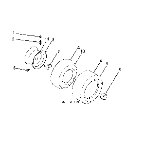 Wheels & tires Diagram and Parts List for YTH24V54-96043025900  Husqvarna Lawn Tractor