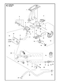 Part Location Diagram of 5748249-01 Husqvarna Trigger Lockout