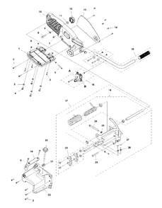 Cutting Head Diagram and Parts List for MS360 2015-06 Husqvarna Circular Saw