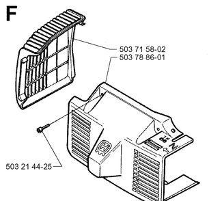 Cover Diagram and Parts List for 225HBV 19963100001-19970500000 Husqvarna Leaf Blower / Vacuum