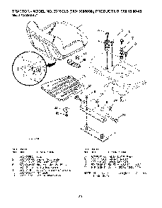Seat Diagram and Parts List for 2748GLS (96043004600)(2008-01) Husqvarna Lawn Tractor