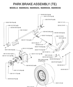 Part Location Diagram of 539108637 Husqvarna LINKAGE