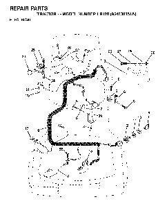 Electrical Diagram and Parts List for LR120 (954830051A)(1995-08) Husqvarna Lawn Tractor