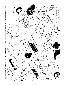 Frame Diagram and Parts List for 65022ES96143002302 2008-01 Husqvarna Lawn Mower
