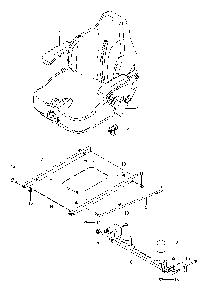 Seat Diagram and Parts List for PZ5426FX966060901-00 2009-08 Husqvarna Lawn Tractor