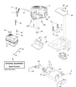Part Location Diagram of 583383301 Husqvarna Shield
