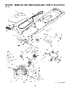 Drive Diagram and Parts List for YTH20K4696045000403 2007-10 Husqvarna Lawn Tractor