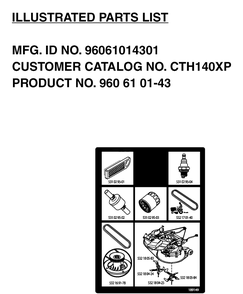 Frequently Used Parts Diagram and Parts List for CTH140XP (96061014301)(2006-06) Husqvarna Lawn Tractor