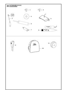 Accessories 2 Diagram and Parts List for 265ACX 2013-01 Husqvarna Lawn Mower