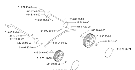 Part Location Diagram of 514835800 Husqvarna Spring