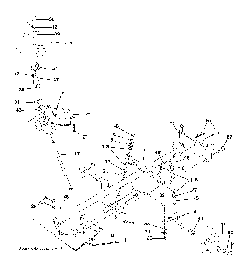 Steering Diagram and Parts List for CTH220TWIN (96061019003)(2008-11) Husqvarna Lawn Tractor