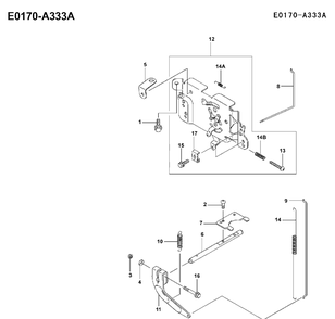 Part Location Diagram of 535414426 Husqvarna Screw
