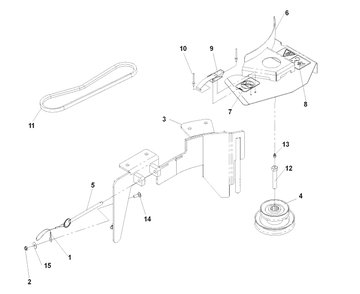 Drive Kit Assembly Diagram and Parts List for IZ5225TXPKOA (968999307)(2007-04) Husqvarna Lawn Mower