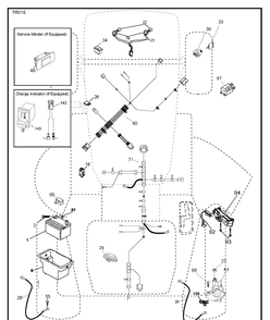 Electrical Diagram and Parts List for TS142L  Husqvarna Lawn Tractor