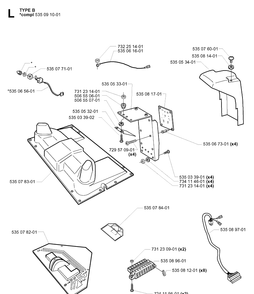 Charging Station 5 Diagram and Parts List for G1 1998-2003 Husqvarna Lawn Mower