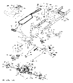 Drive Diagram and Parts List for YTH2754T (96041022101)(2012-12) Husqvarna Lawn Tractor