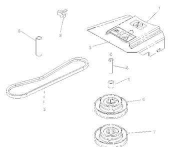 Drive Kit Assemblies Diagram and Parts List for FORCATCHERSYSTEMS 2003-12 Husqvarna Lawn Tractor Accessories