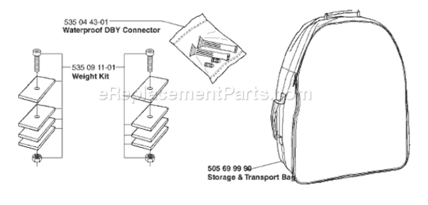 Page J Diagram and Parts List for AUTO 2000-02 Husqvarna Lawn Mower