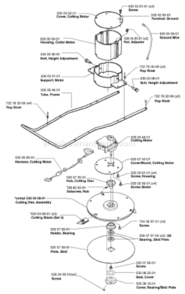 Part Location Diagram of 722783309 Husqvarna RIVET POP