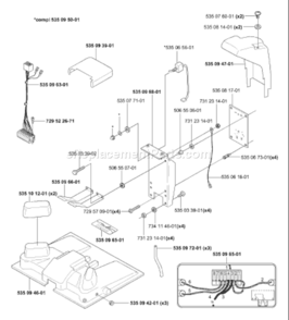 Part Location Diagram of 535094601 Husqvarna Cover