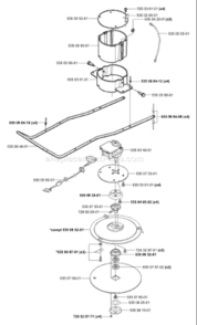 Part Location Diagram of 535095201 Husqvarna Blade Disk