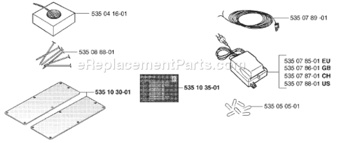 Page F Diagram and Parts List for AUTO 2002-02 Husqvarna Lawn Mower