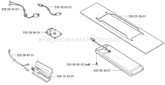 Part Location Diagram of 535054401 Husqvarna Harness