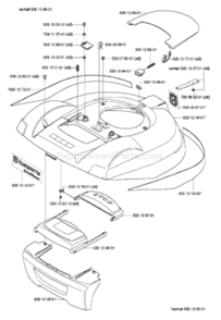 Part Location Diagram of 535458701 Husqvarna Decal