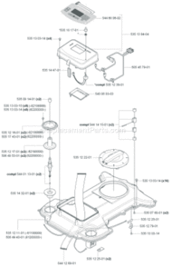 Part Location Diagram of 505457901 Husqvarna Solar Panel Cable