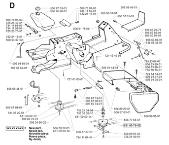 Part Location Diagram of 531007553 Husqvarna Belt