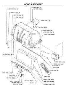 Repair Parts 7 Diagram and Parts List for 111750 2005-03 Husqvarna Lawn Tractor Accessories