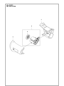 Part Location Diagram of 590818302 Husqvarna Rotor