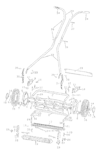 64 Novocut Reel Mower (1999-01) Diagram and Parts List for 64NOVOCUTREEL 1999-01 Husqvarna Lawn Mower