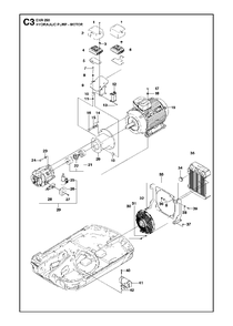 Part Location Diagram of 5253955-01 Husqvarna Washer